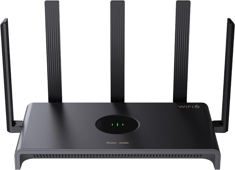 Reyee AX3000 Wi-Fi 6 Router, Dual Band Internet, 802.11ax Wireless, Coverage up to 3,000 Sq. Ft., Gigabit Wan Aggregation, WPA3, Smart VPN for Large Home (RG-E4) - Image 1